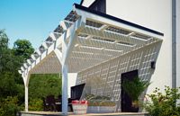 Solarterrassen & Carportwerk, Terrassenüberdachung, Solarmodule