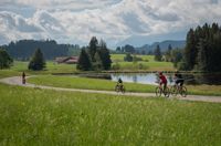 Radtour in den Bergen, Südliches Allgäu