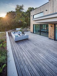 Terrassenboden aus Holz, Kebony