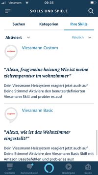 Alexa-Skill, Heizung smart steuern, Viessmann