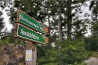 Wegweiser, Wegweiser Oberfrauenwald
