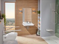 Badezimmer mit altersgerechter Ausstattung, Villeroy & Boch