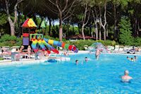 Poolbereich im Jesolo Mare Camping Village, Italien