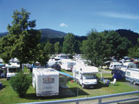 Camping Kirchzarten, Mobilheim, Mietwohnwagen, 5-Sterne-Campingplatz