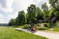 Fahrradfahren mit der Familie, Landratsamt Heidenheim