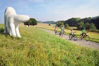 Skulpturenradweg, Fahrrad, Fahrradfahren, Kunst, Urlaubsregion Odenwald, Odenwald, Touristikgemeinschaft Odenwald