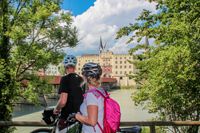 Stadt Wasserburg am Inn, Inn, Fahrradfahren, Radfahren, Fahrradtour am Inn, Fahrradfahren am Wasser