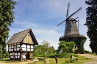 Mühle, Mühle von Sanssouci, Internationales Mühlen-Freilichtmuseums Gifhorn, Freilichtmuseum, Gifhorn, Südheide Gifhorn