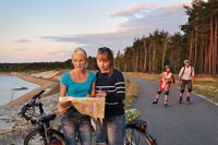 Radfahren, Inlineskater, Radwege am Wasser, Lausitzer Seenland