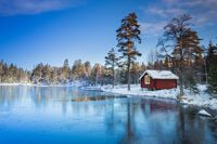 Finnlines, Schweden im Winter