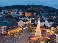 Aussicht auf das Weihnachtsdorf Waldbreitbach, Touristik-Verband Wiedtal