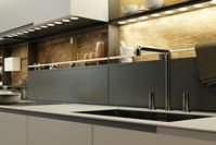 Moderne Küchenrückwand mit HPL-Platte, Gutta