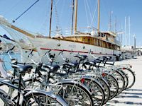 Hafen, Fahrräder, Kroatien, Riva Tours