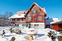 Landhotel, Schnee, Allgäu, Oberstdorf, Alpen, Allgäuer Alpen, Geldernhaus Hotel garni
